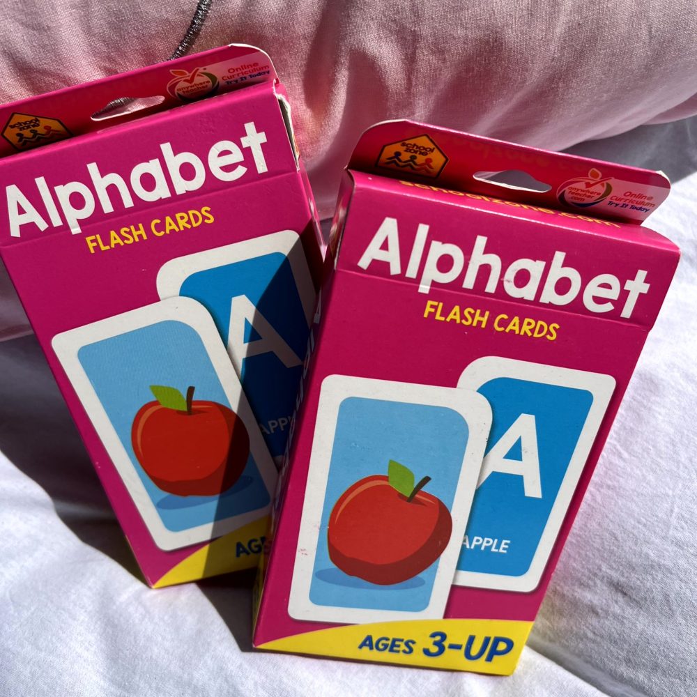 Bestseller School Zone flashcards for ages 1 to 5 years
