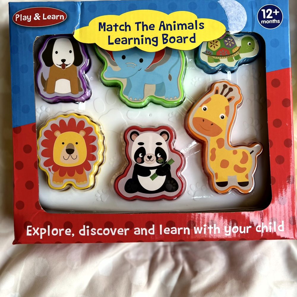 Match the animals for ages 1 year and up