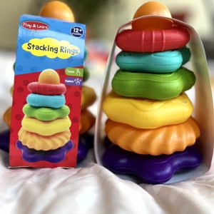 Play and Learn Stacking Rings for ages 0-3 years