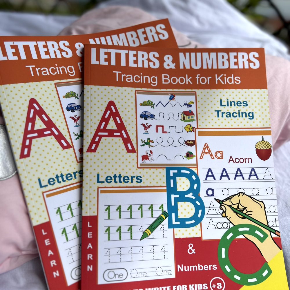 Tracing book for ages 3 and up